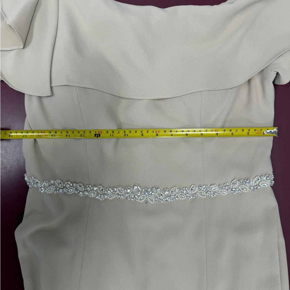 Mother of the Bride Formal Gown Size 12 Champagne - Picture 4 of 13